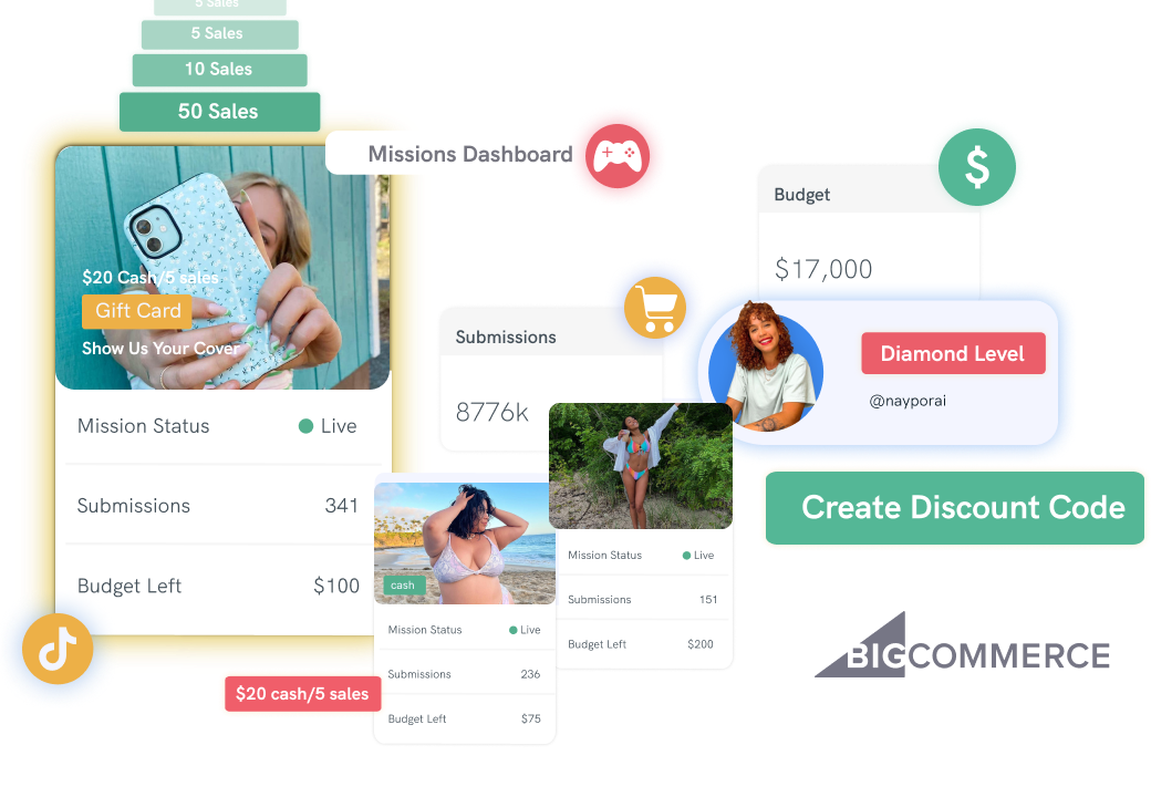 Ambassador Discount Codes_Bigcommerce ecommerce integration