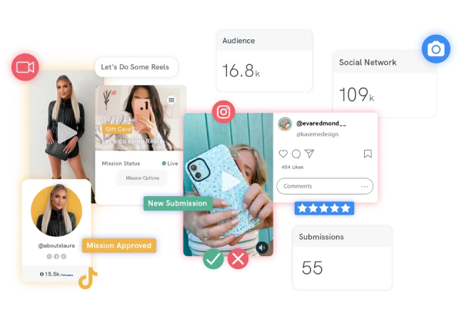 Your ambassadors and influencers become the core of your creator marketing campaigns.