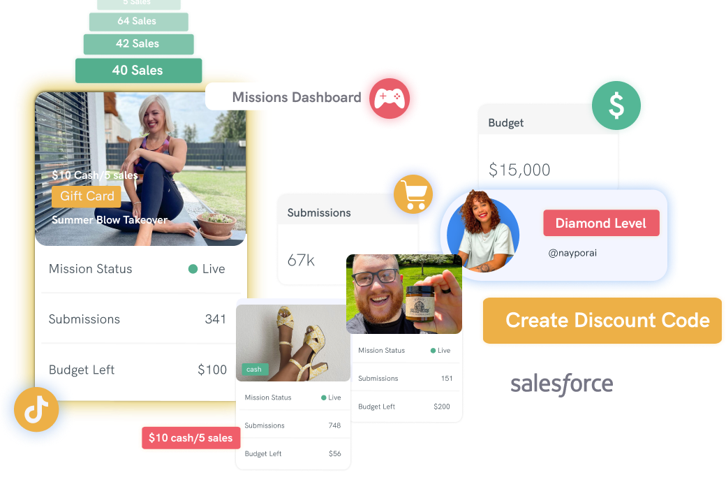 Ambassador Discount Codes_Salesforce ecommerce integration